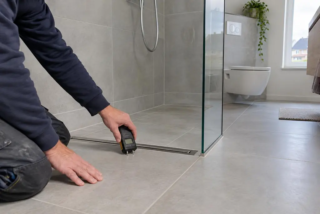 Lekdetectie Harderwijk – badkamer in een nieuwbouwwoning